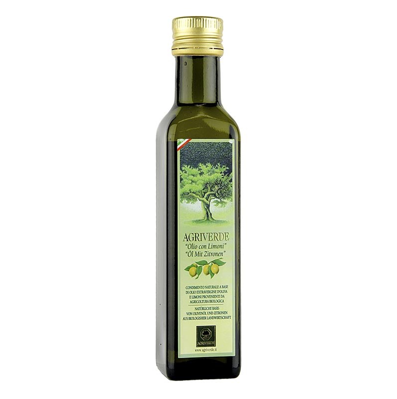 Natives Olivenöl, Agriverde mit Zitrone, BIO, 250 ml