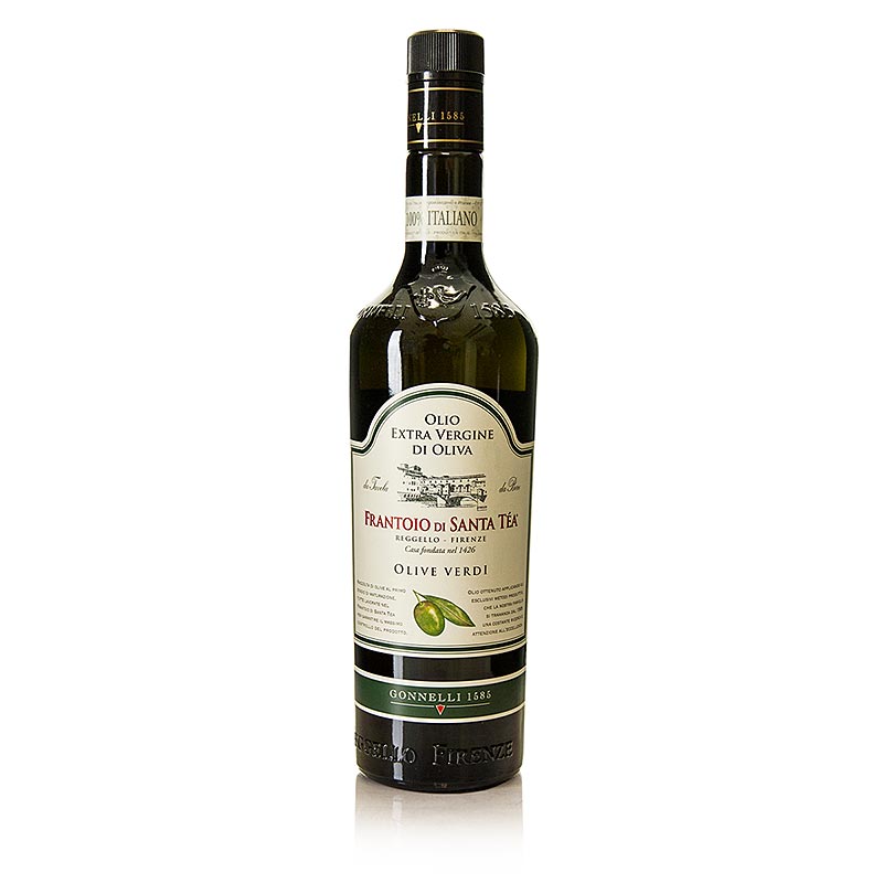 Natives Olivenöl Extra, Santa Tea Gonnelli "Fruttato Intenso", grüne Oliven, 750 ml