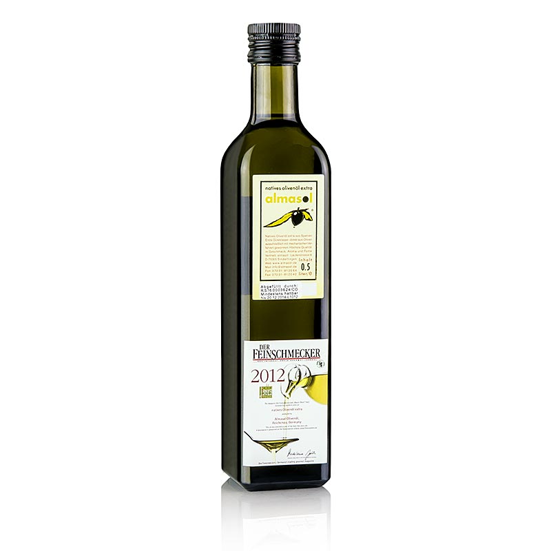 Natives Olivenöl Extra, Almasol, 0,2% Säure, Feinschmecker 2012, 500 ml