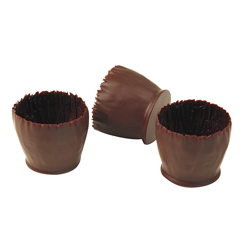 Schokoform - "Marie-Jose", dunkle Schokolade, ø 45-50mm, 45mm hoch, 2,35 kg, 132 St