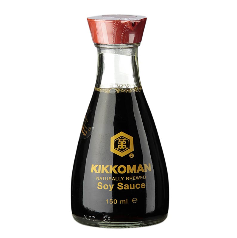 Soja-Sauce - Shoyu, Kikkoman, Tischflasche mit Ausgießer, Japan, 150 ml