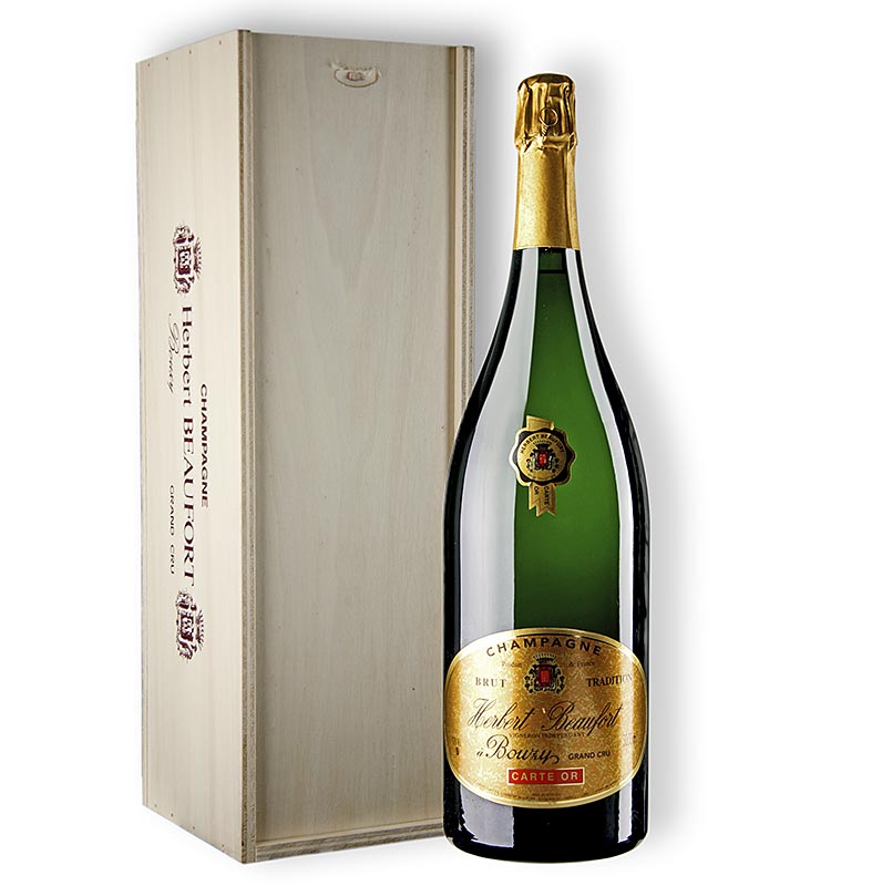 Champagner H.Beaufort "Carte d´Or" Grand Cru, brut, 12% vol., Doppelmagnum, 3 l