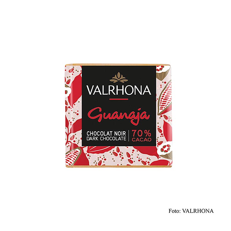Valrhona Carré Guanaja - Bitterschokoladentäfelchen, 70% Kakao, 1 kg, 200 x 5g