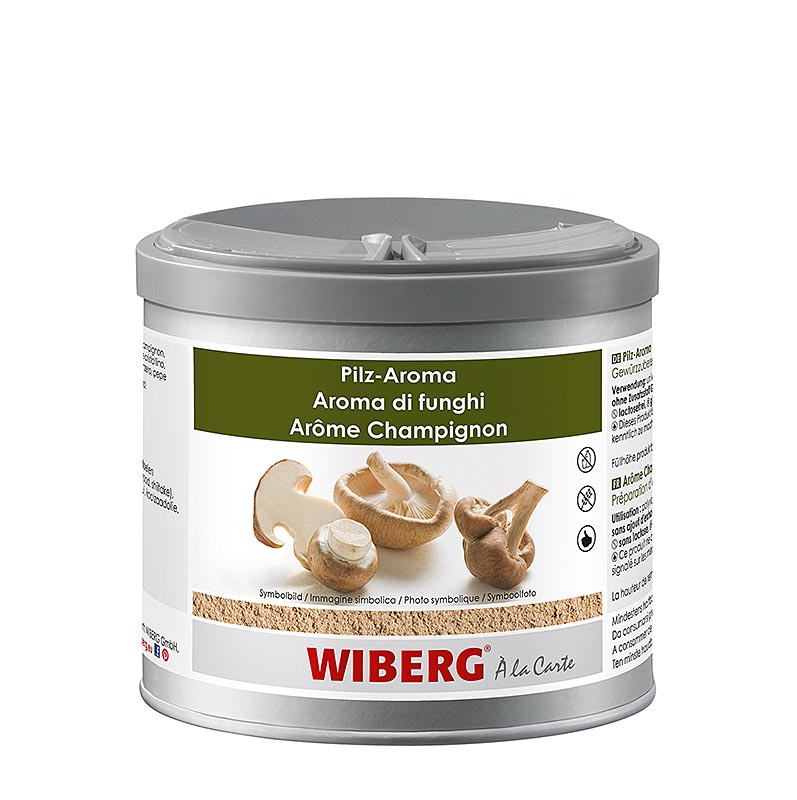 Wiberg Pilz-Aroma, Gewürzzubereitung mit Steinpilzen, Champignons, Shiitake, 200 g