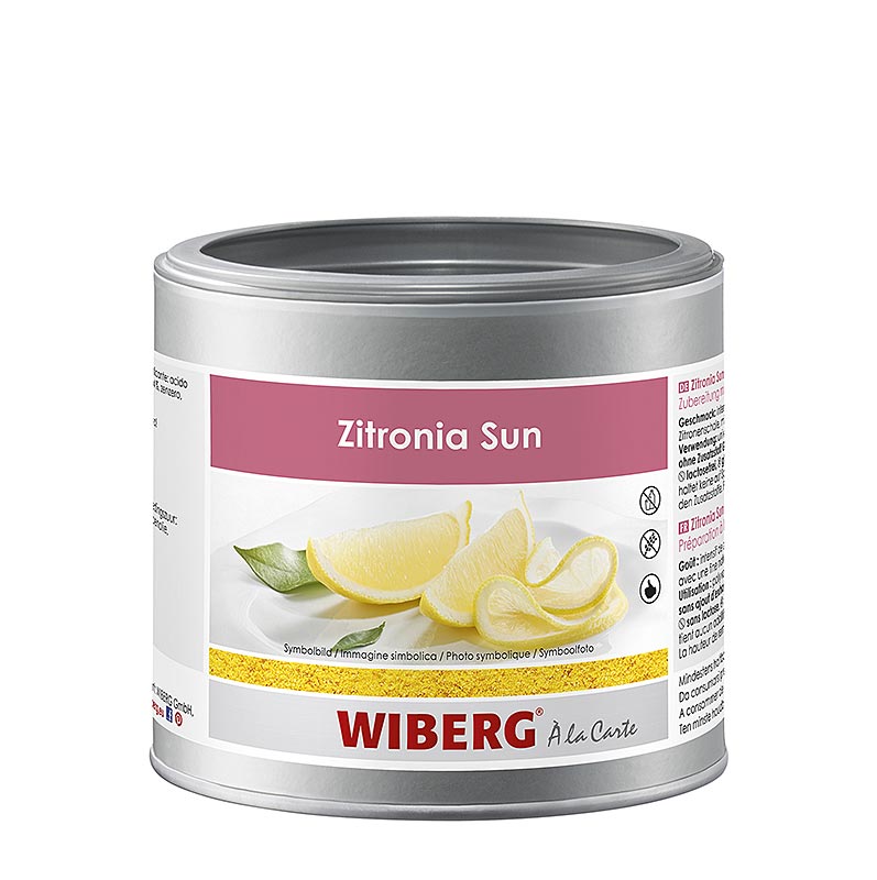 Wiberg Zitronia Sun, Zubereitung mit natürlichem Zitronenöl, 300 g