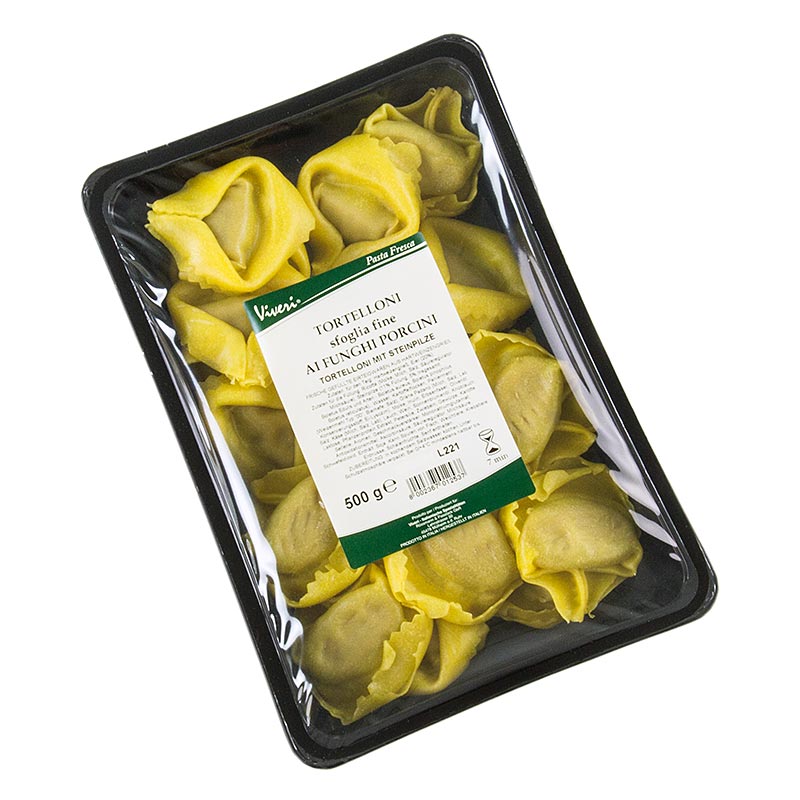 Frische Tortelloni mit Ei und Ricotta-Steinpilz-Füllung, Viveri, 500 g
