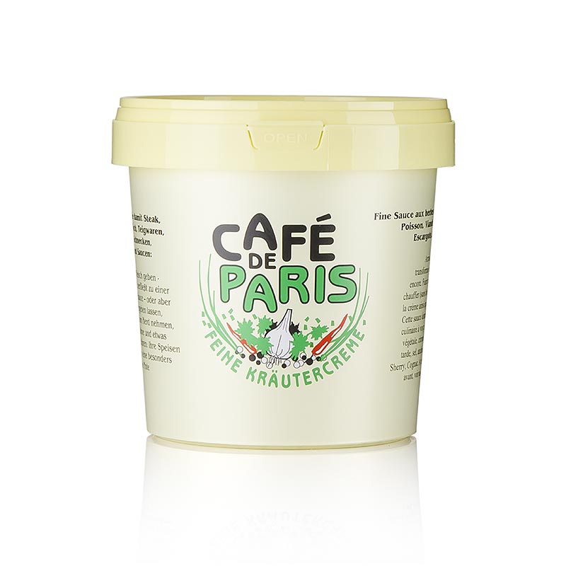 Kräutercreme - Café de Paris, mit pflanzlichen Fetten, Kräutern und Butter, 1 kg