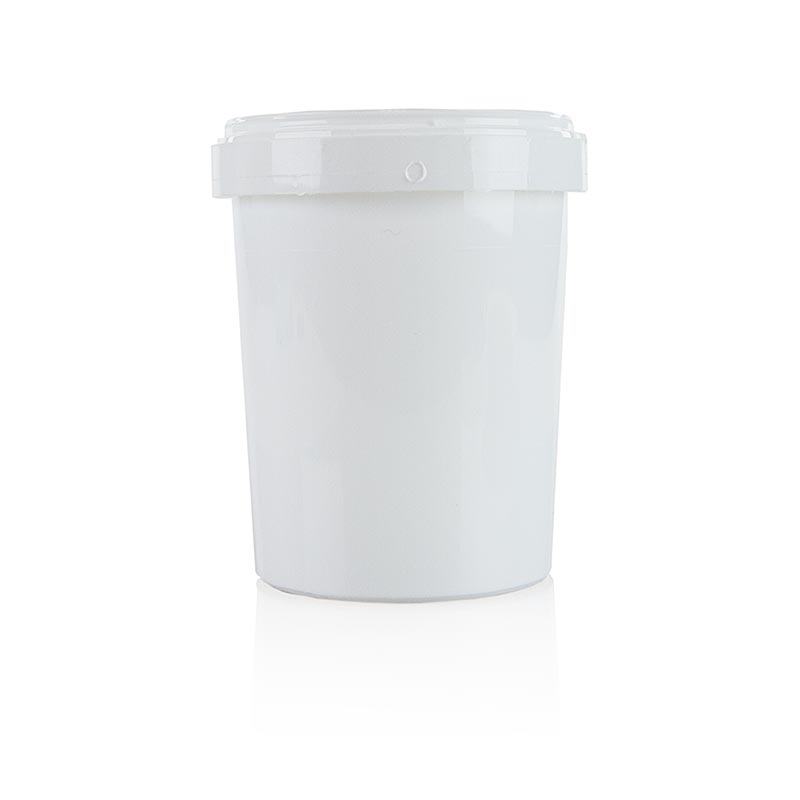 Kunststoffdose/-becher ohne Deckel, weiß, ø 11cm, 13,5cm hoch, 1 Liter, 1 St