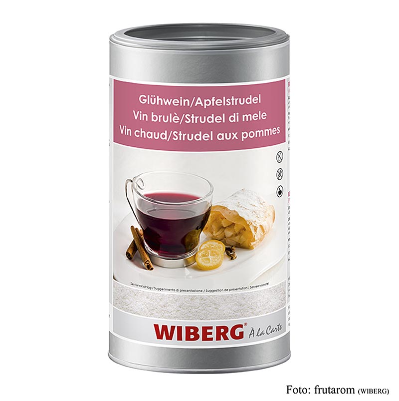 Wiberg Glühwein/Apfelstrudel, Aroma-Zubereitung, für 51 Liter, 1,03 kg