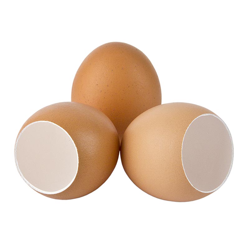 Leere Eierschalen, braun, zum Füllen, 120 St