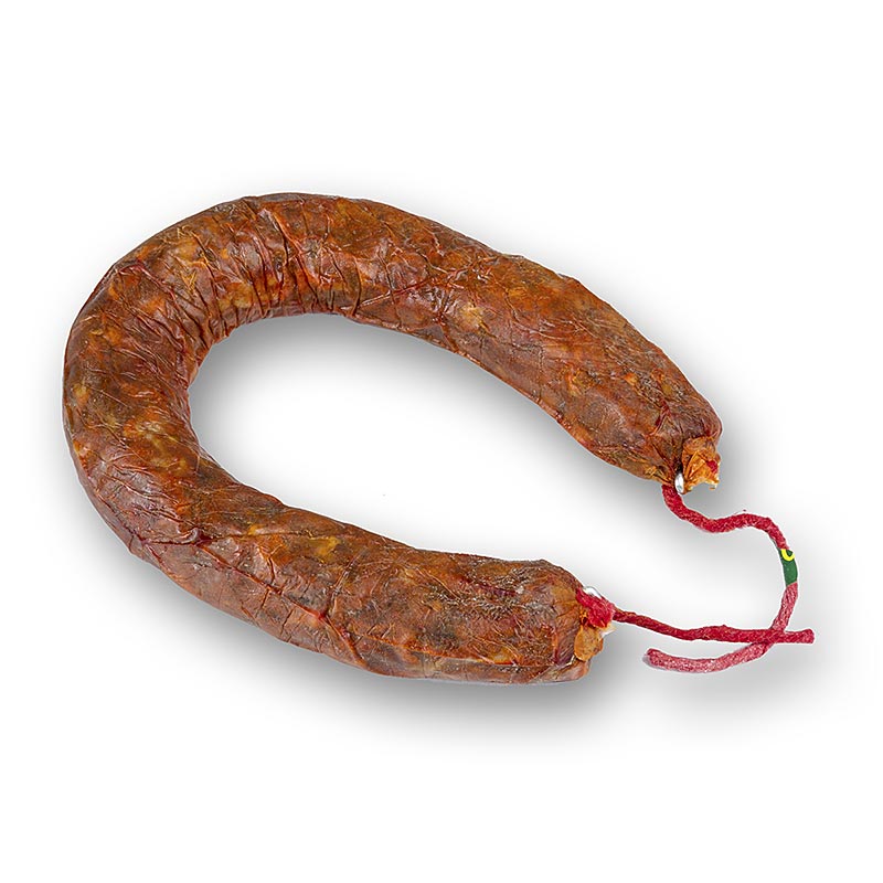BOS FOOD - Chorizo Heradura Picante, hufeisenförmig, vom Iberico Schwein, ca.250 g