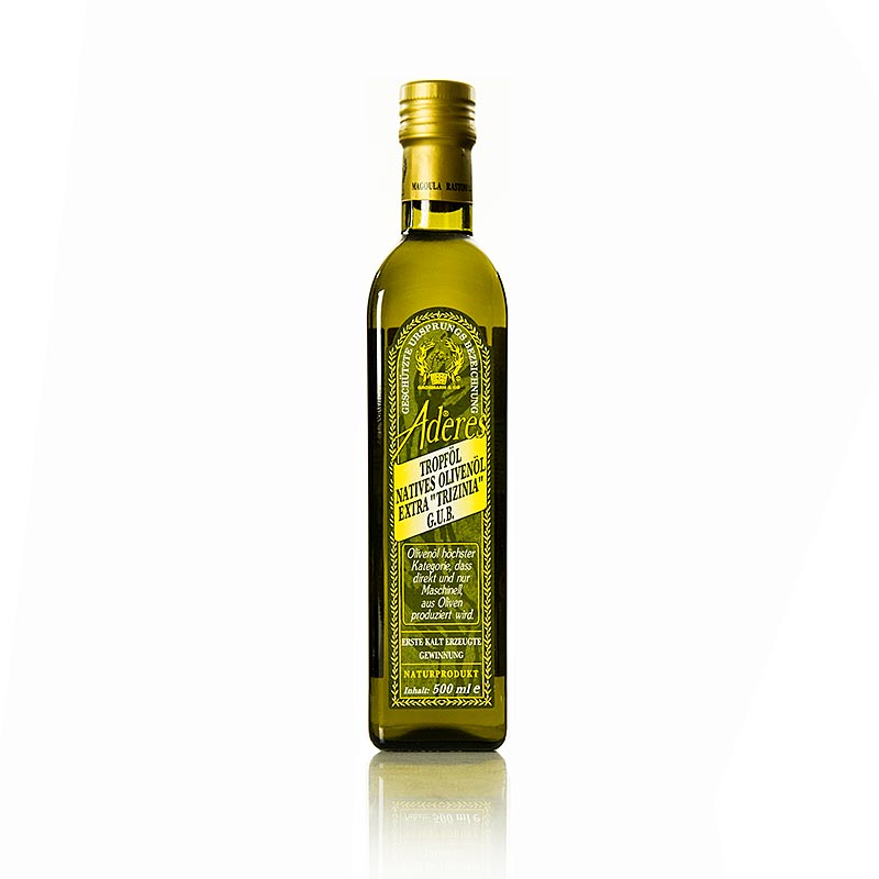 Natives Olivenöl Extra, Aderes Tropföl, Peloponnes, 500 ml