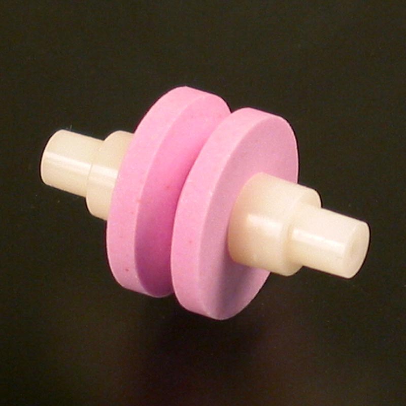 Ersatzsteinrolle Keramik 223, für Mino Sharp 220/GB+RB, rosa, medium, 1 St