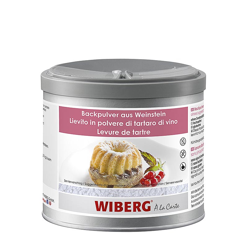 Wiberg Backpulver aus Weinstein, ohne zugesetztes Phosphat, 420 g