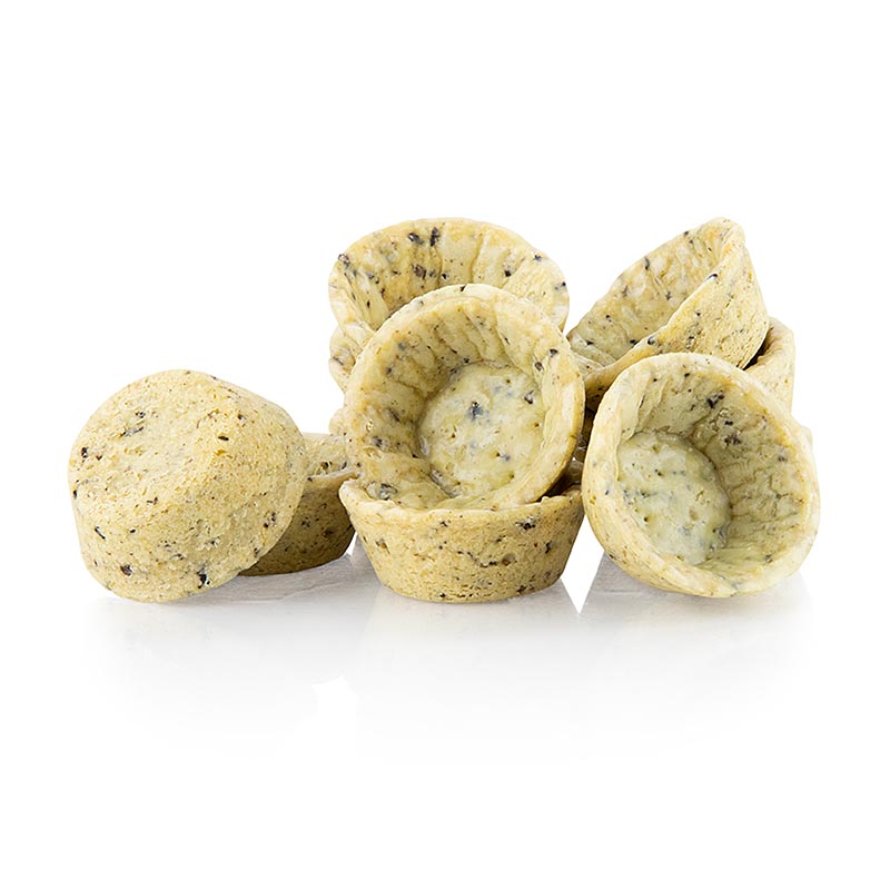 Mini Snack-Tartelettes, Oliven-Rosmarin-Teig, rund, ø 4,2 cm, salzig, 1,02 kg, 160 St