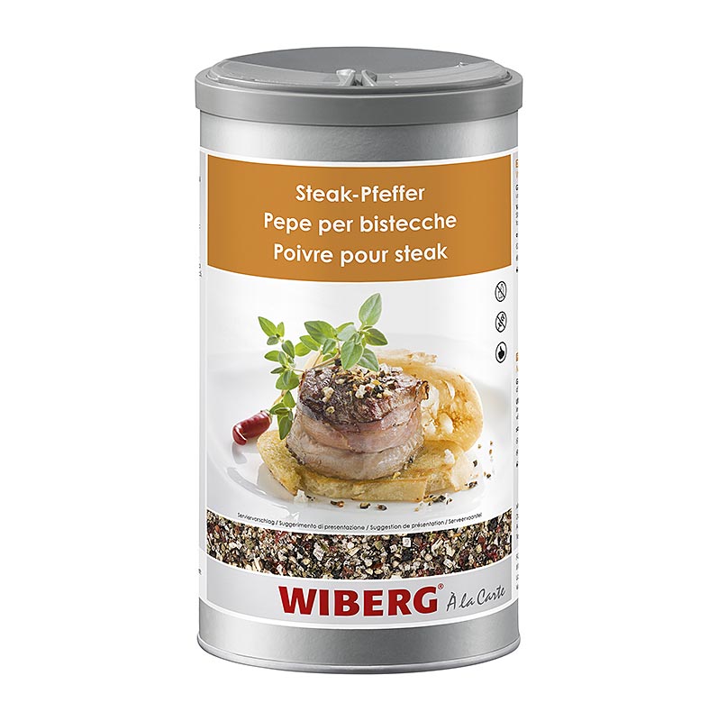 Wiberg Steak-Pfeffer, Würzmischung, grob, 650 g