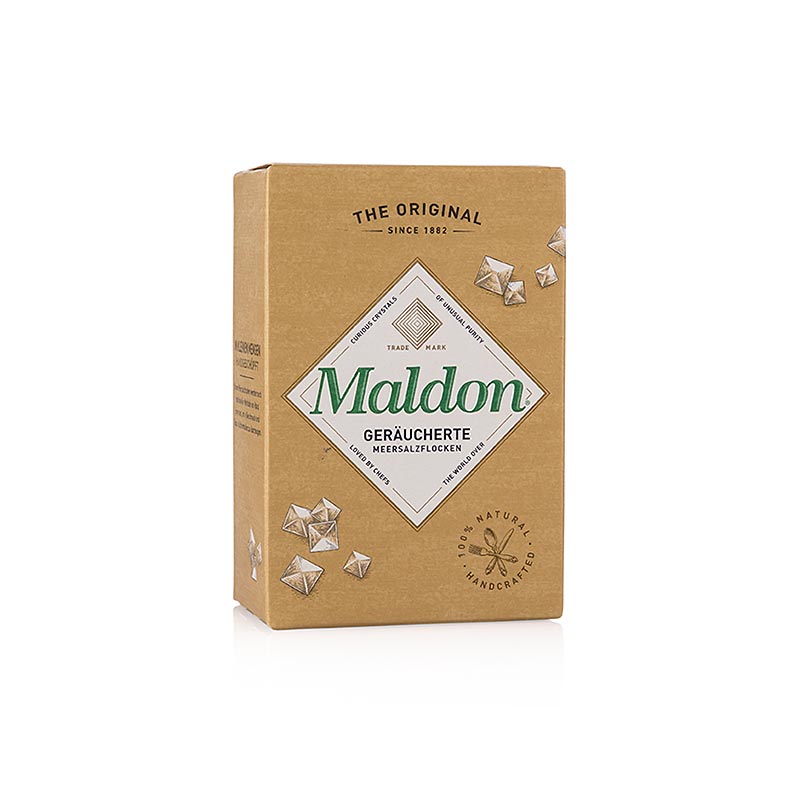 Maldon Sea Salt Flakes, geräuchert, Meersalz aus England, 125 g