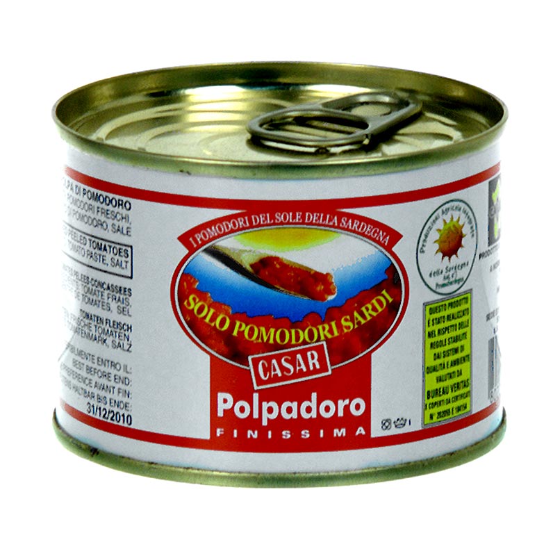 Polpadoro Finisima - Tomatenzubereitung, leicht gesalzen, aus Sardinien, 220 g