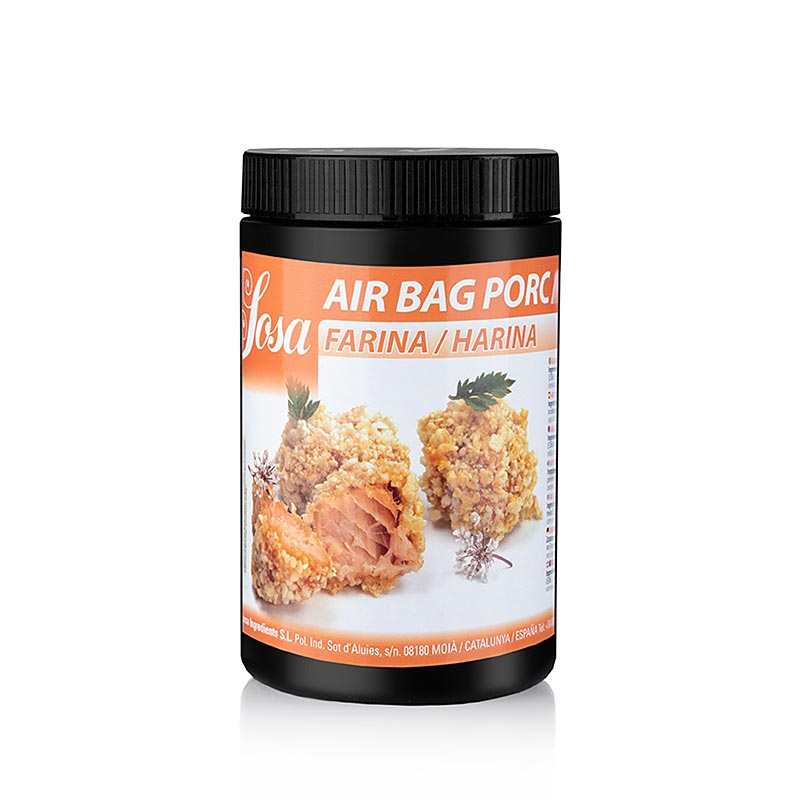 Air bag porc farina - rohe Schweinerinde/-schwarte, getrocknet, feines Granulat, 600 g