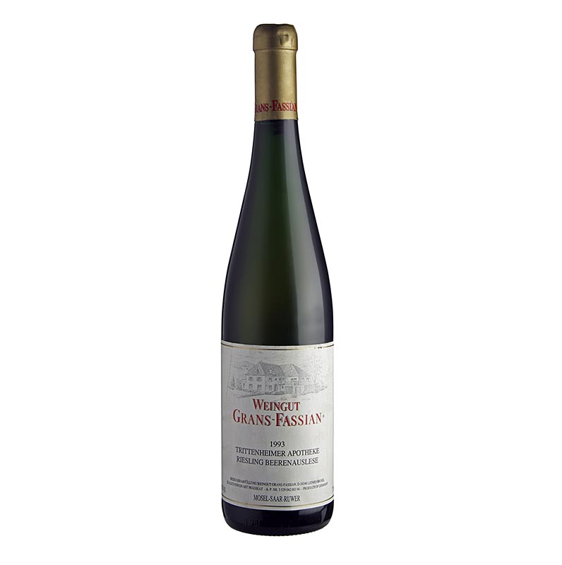 1993er "Trittenheimer Apotheke" Riesling Beerenauslese, 8,5% vol., Grans-Fassian, 750 ml
