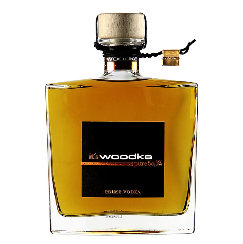 Prime Vodka "it´s woodka", fassgelagert, 50,5% vol., Scheibel, 700 ml