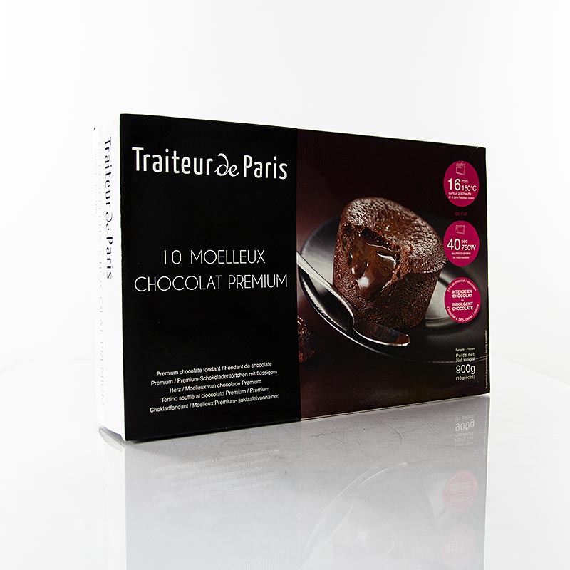 Fondant Chocolat - Schokoladensouffle, Traiteur de Paris, TK 900 g, 10 x 90g