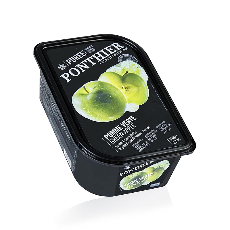 Püree - Grüner Apfel, mit Zucker, TK, 1 kg