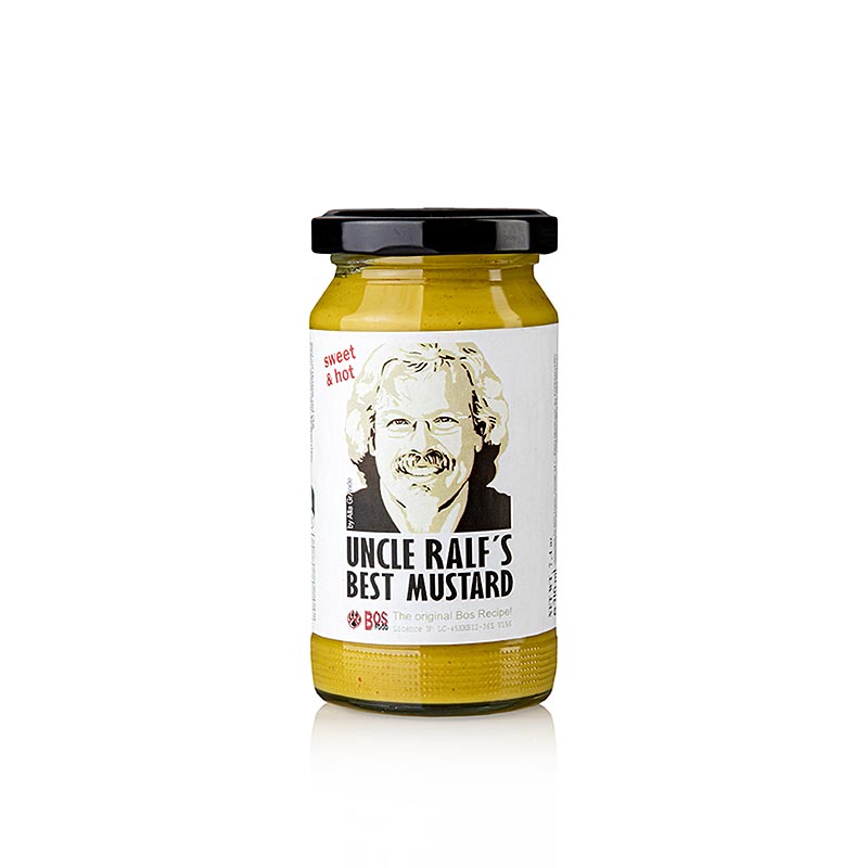 Kornmayer - Uncle Ralfs Best Mustard Senf, sweet & hot, 210 ml