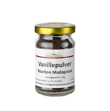 Bourbon-Vanille, gemahlen, aus Madagaskar, Greenplan 35 g