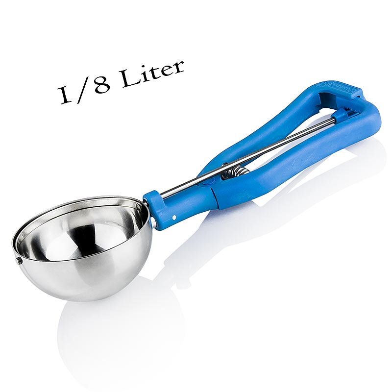 Eisportionierer 1/8 Liter, ø 8cm, 20cm lang, Edelstahl/Kunststoff, 1 St