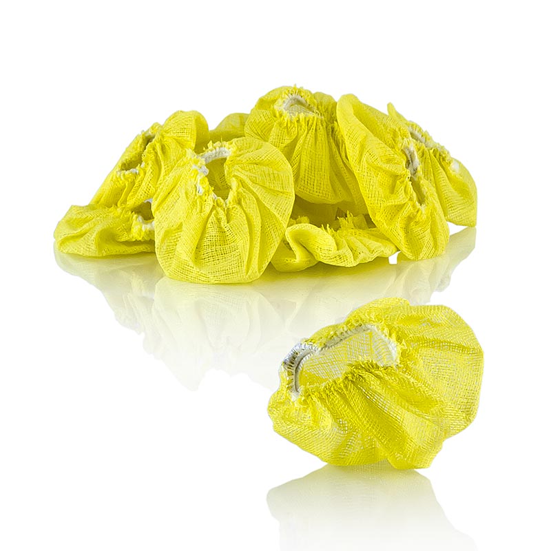 The Original Lemon Stretch Wraps - Zitronenserviertuch, gelb mit Gummiband, 100 St