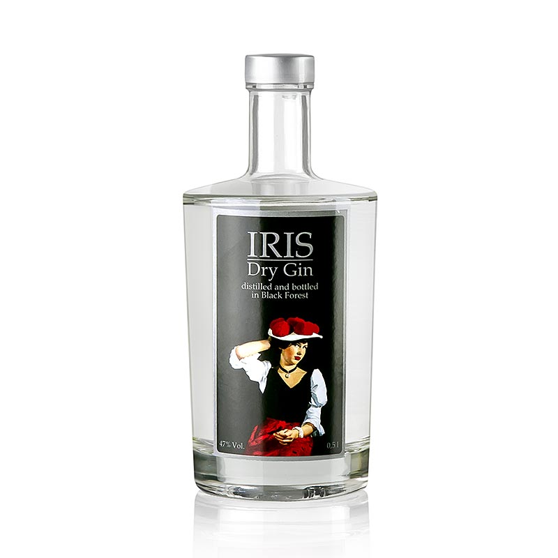 Iris Black Forest Dry Gin, 47% vol., Schwarzwald, 500 ml
