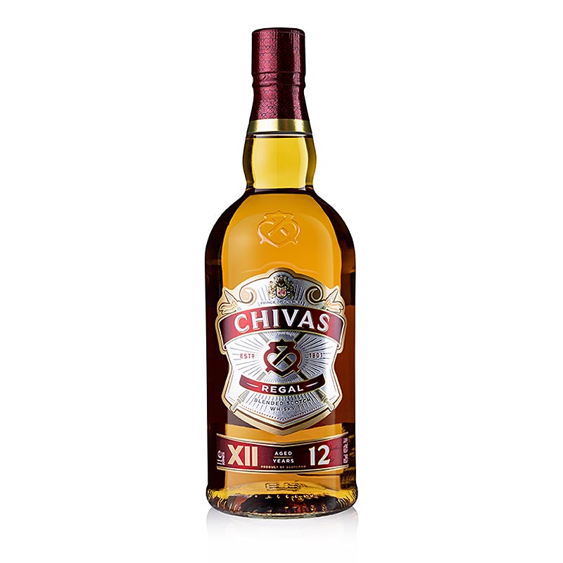 Blended Whisky Chivas Regal, 12 Jahre, 40% vol., Schottland, 1 l