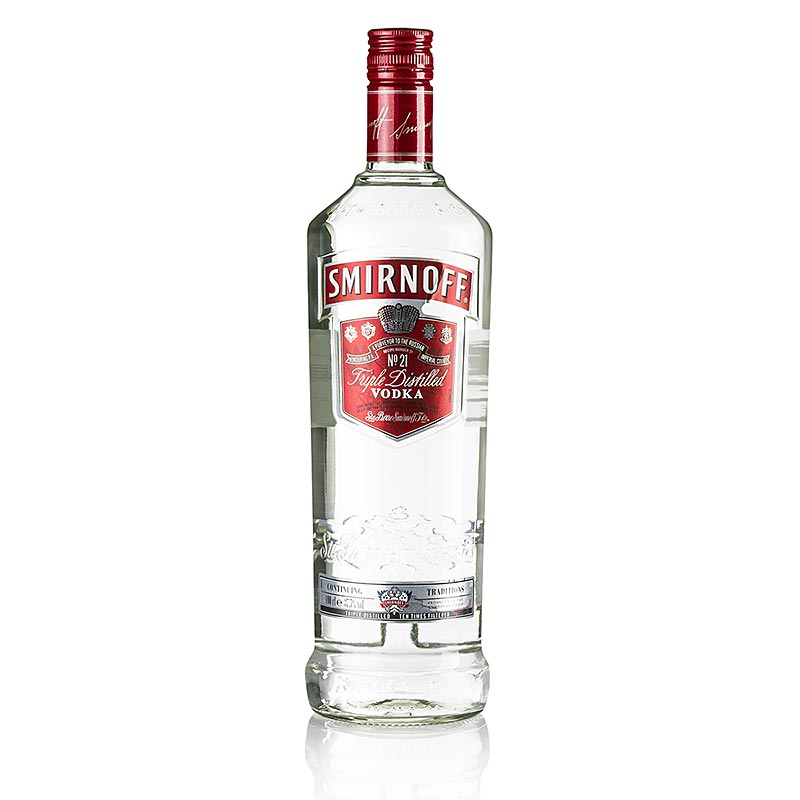 Smirnoff Red Label Vodka 37,5 % vol., 1 l