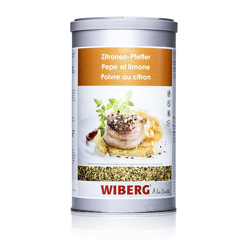 Wiberg Zitronen-Pfeffer, Würzmischung, grob, 750 g