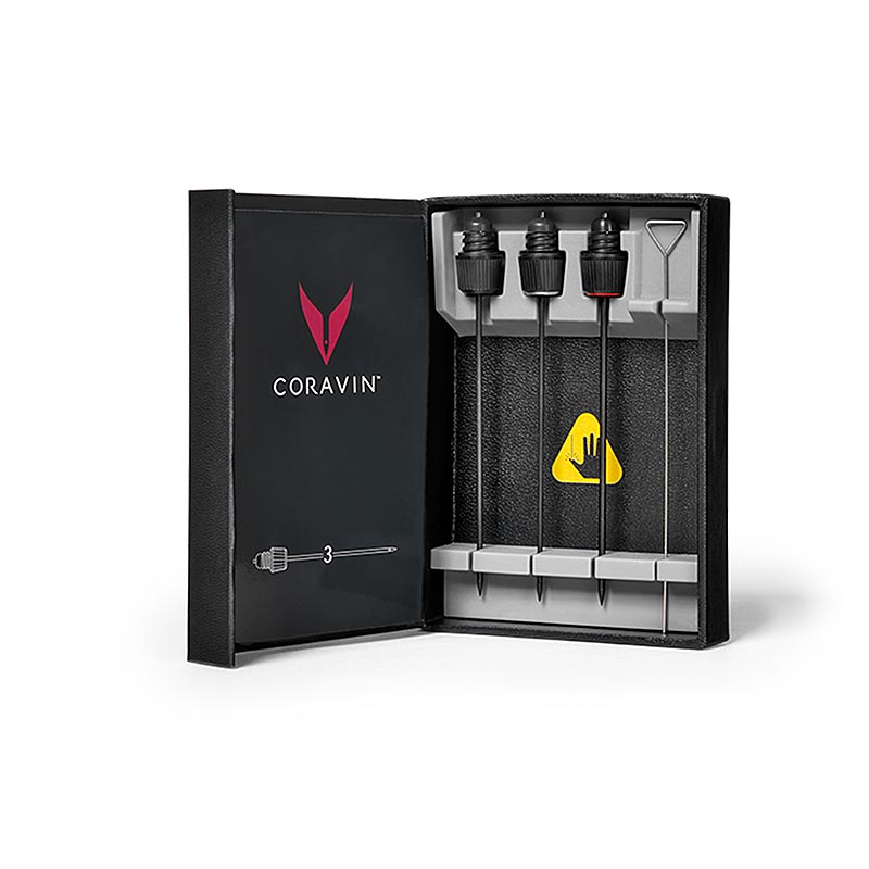 Coravin Wine Access System - 3er Nadel Set mit Reinigungsgerät 4 tlg.