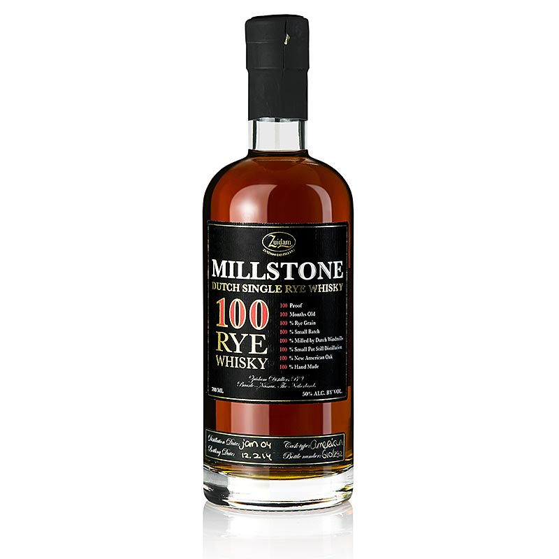 Rye Whisky Zuidam Millstone 100, 50% vol., Holland, 700 ml