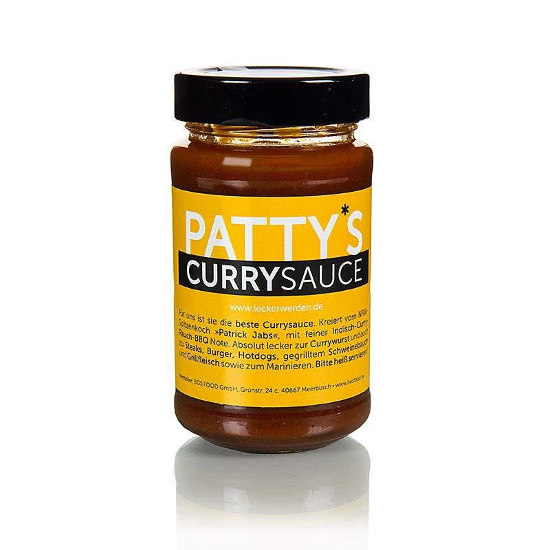 Pattys Currysauce, kreiert von Patrick Jabs, 225 ml