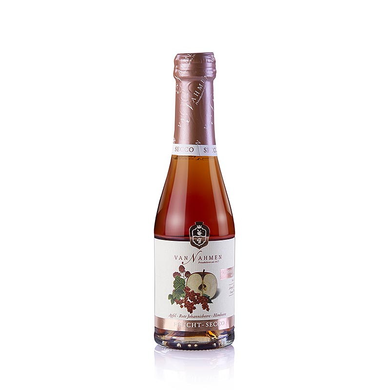 Van Nahmen Apfel-Rote Johannisbeere-Himbeere Fruchtsecco, alkoholfrei, 200 ml