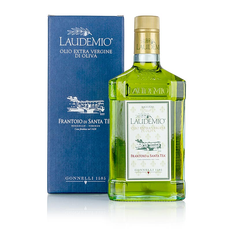 Natives Olivenöl Extra, Santa Tea Gonnelli "Il Laudemio", grüne Oliven, 500 ml