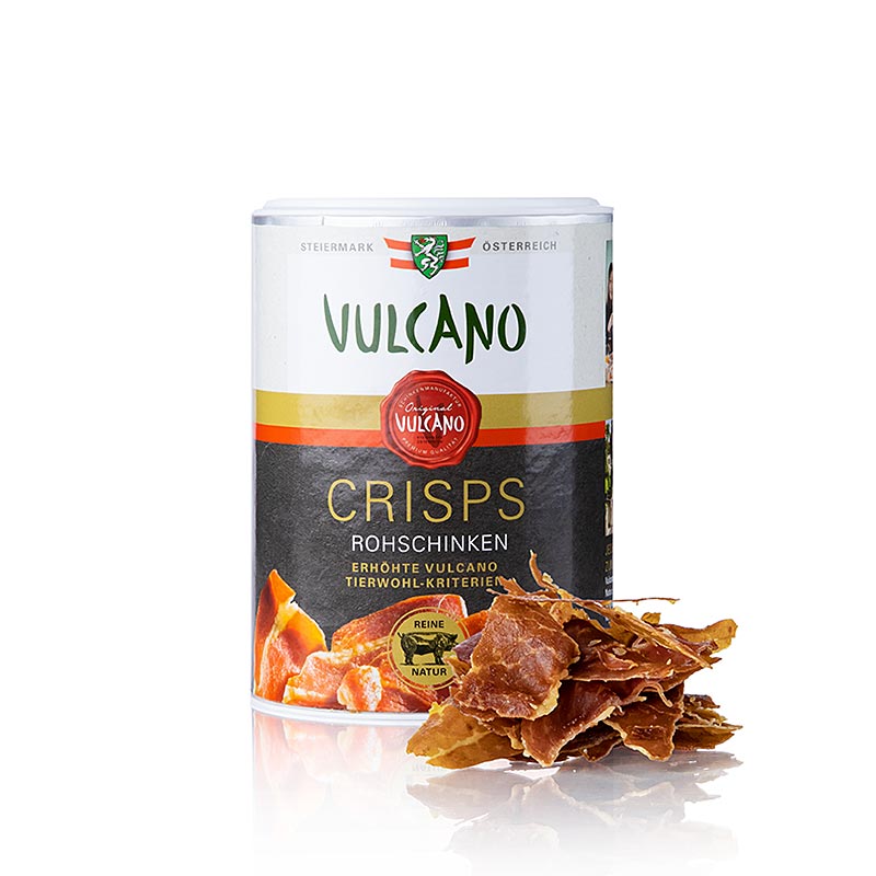 VULCANO Crisps, Rohschinken - Chips 35 g