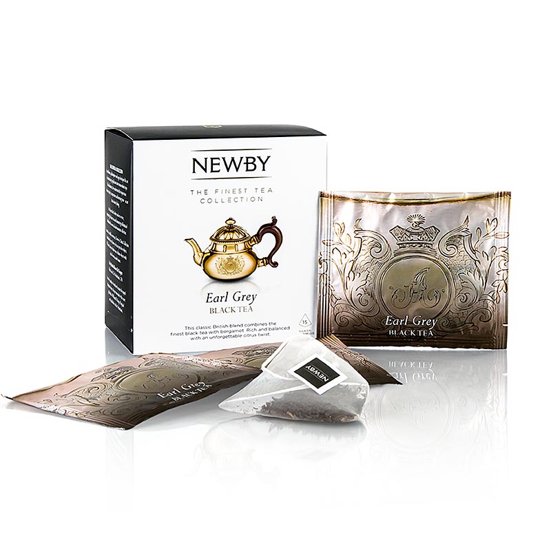 Newby Tea Earl Grey, schwarzer Tee, 37,5 g, 15 St