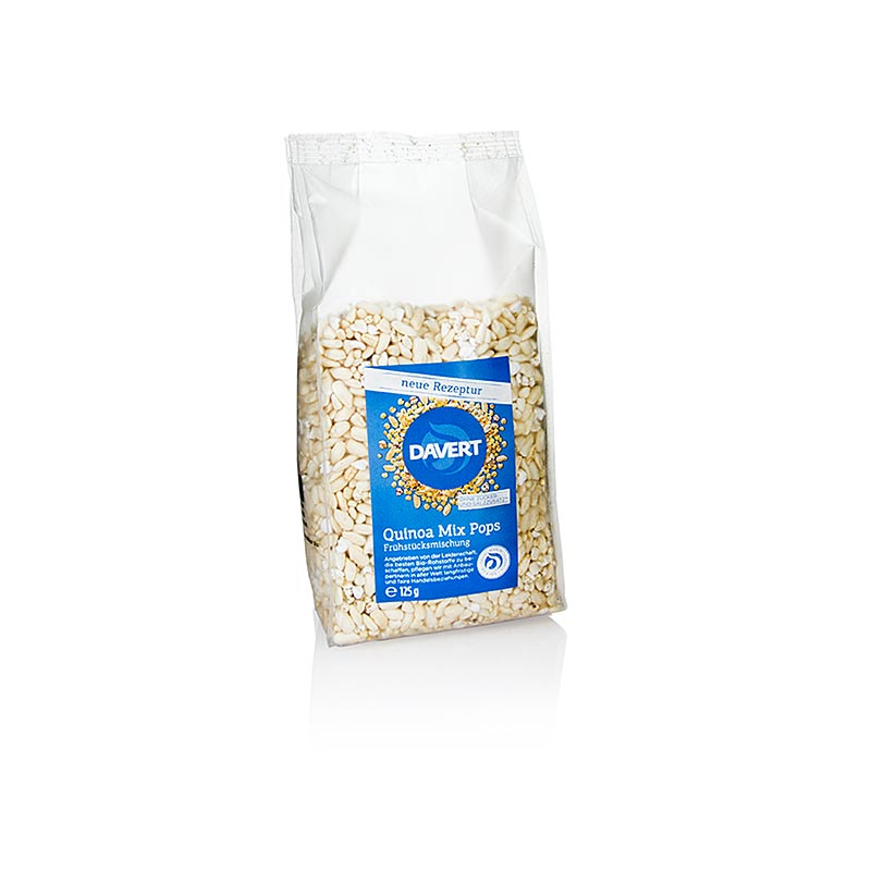 Getreide Mix, gepufft ( Quinoa, Buchweizen, Reis), Davert, BIO 125 g