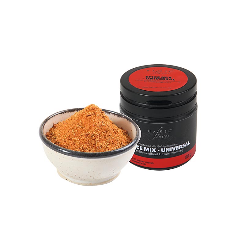 Basic Flavor - Spice Mix Universal, milde Soulfood Gewürzmischung 80 g