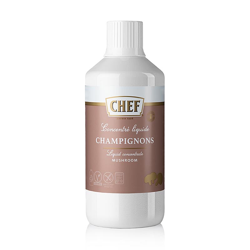 CHEF Premium Konzentrat - Pilzfond, flüssig, für ca.34 Liter, 980 ml