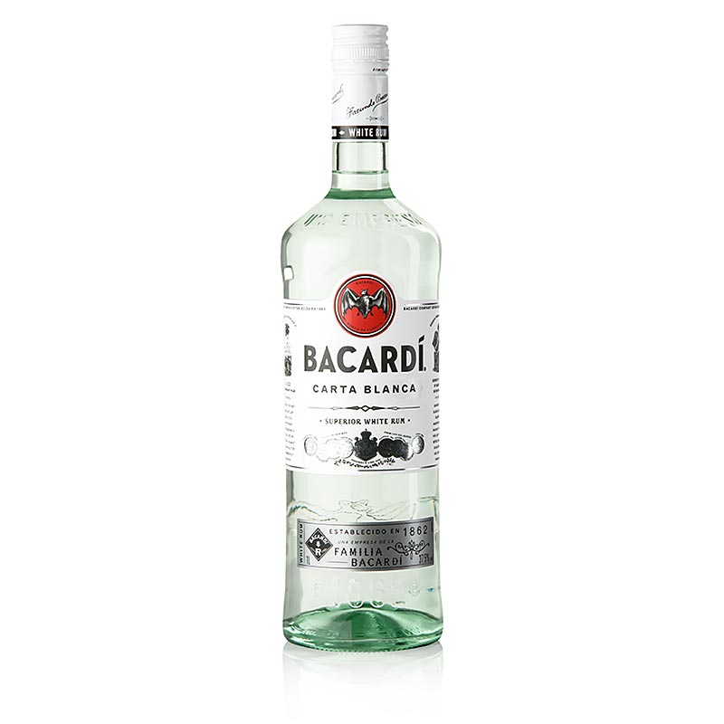 Bacardi Carta Blanca Superior White Rum, 37,5 % vol., 1 l