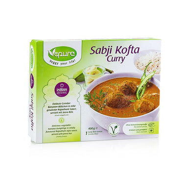 Sabji Kofta Curry - Gemüse-Bananen Bällchen, Rajasthani Sauce, Jeera Reis TK 400 g