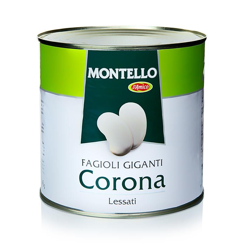 Corona-Bohnen, groß, gegart, Montello, 2,5 kg