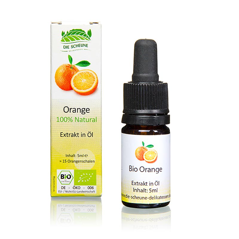 Natürliches Orangen Aroma, Die Scheune, BIO, 5 ml