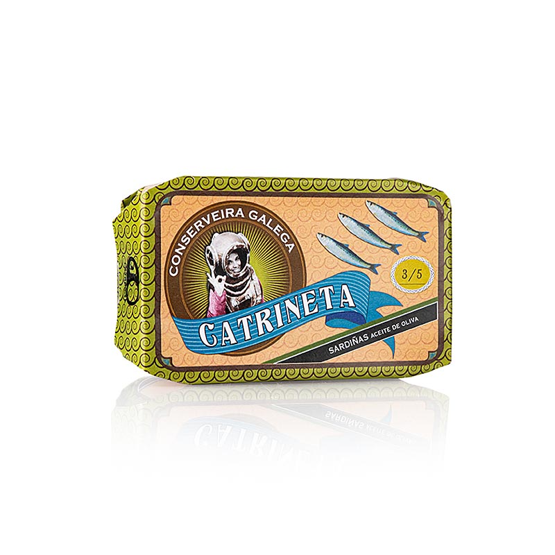 Sardinen, ganz, in Olivenöl, 3-5 Stück, Catrineta, 115 g